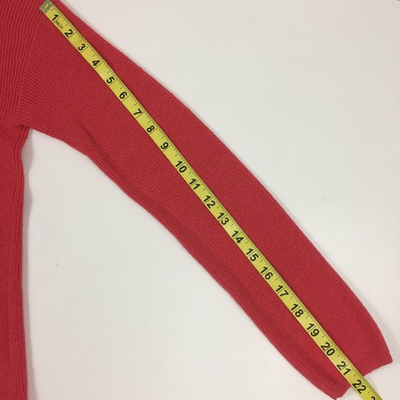 Talbots Tunic Pullover Sweater Burnt Orange Knit Long Sleeve - Picture 10 of 10